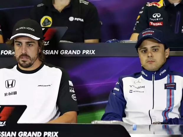 Carlos Sainz, Romain Grosjean, Daniil Kwjat, Felipe Massa, Fernando Alonso, Nico Rosberg Titel-Bild zur News: Carlos Sainz, Romain Grosjean, Daniil Kwjat, Felipe Massa, Fernando Alonso, Nico Rosberg