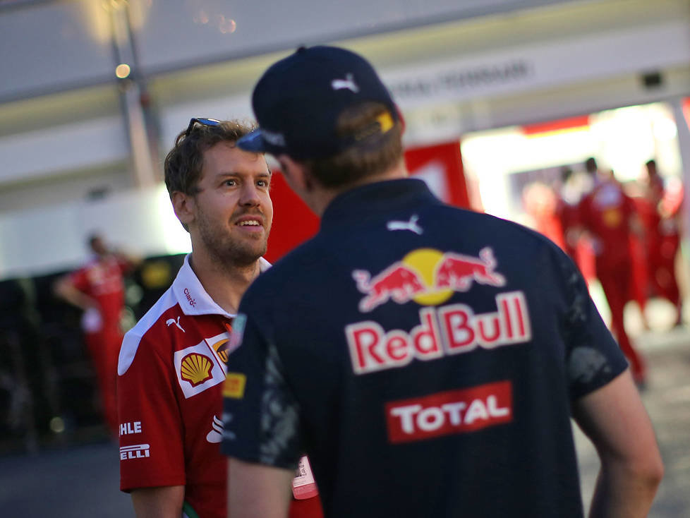 Sebastian Vettel, Max Verstappen