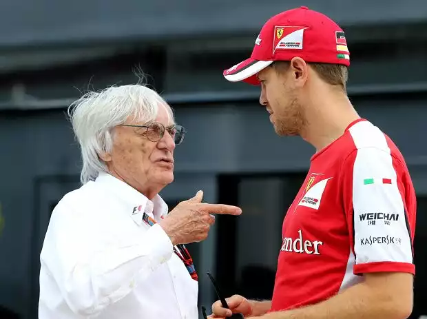 Bernie Ecclestone, Sebastian Vettel Titel-Bild zur News: Bernie Ecclestone, Sebastian Vettel