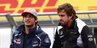 Bild zum Inhalt: Carlos Sainz kritisiert Strafe: "Fernando hätte lupfen können"