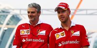Bild zum Inhalt: Harmonie bei Ferrari: Vettel darf dem Chef die Meinung geigen