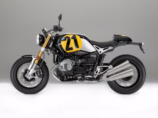 BMW R Nine T in Sonderlackierung Blackstorm metallic / Vintage BMW R Nine T in Sonderlackierung Blackstorm metallic / Vintage