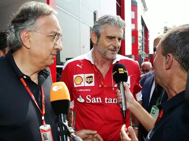 Sergio Marchionne und Maurizio Arrivabene Titel-Bild zur News: Sergio Marchionne und Maurizio Arrivabene