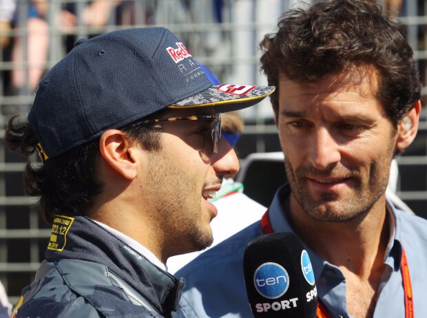 Titel-Bild zur News: Daniel Ricciardo, Mark Webber