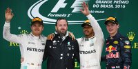 Bild zum Inhalt: Formel 1 Brasilien 2016: Hamilton gewinnt Regen-Krimi