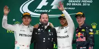 Bild zum Inhalt: Formel 1 Brasilien 2016: Hamilton gewinnt Regen-Krimi