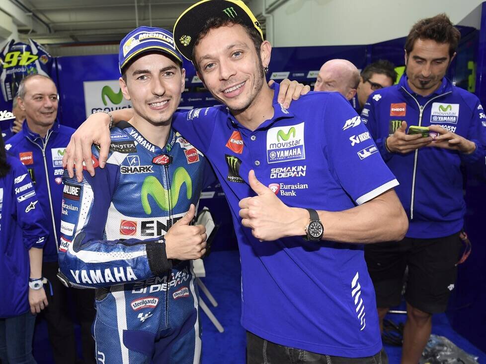 Jorge Lorenzo, Valentino Rossi