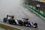 Nico Hülkenberg (Force India) und Felipe Nasr (Sauber) 