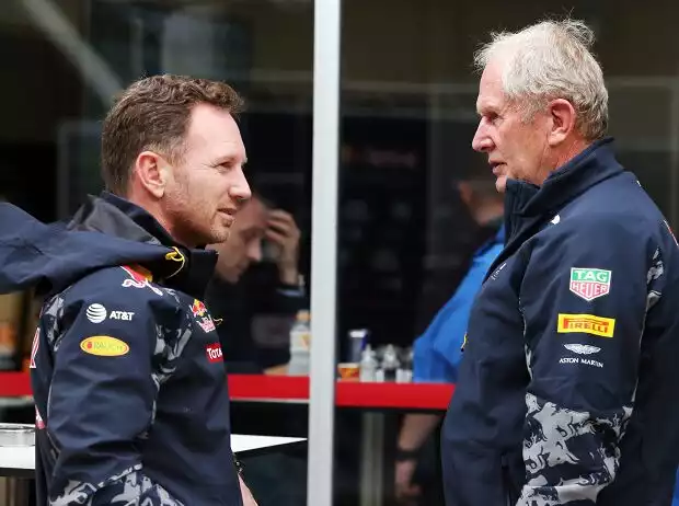 Christian Horner, Helmut Marko Titel-Bild zur News: Christian Horner, Helmut Marko