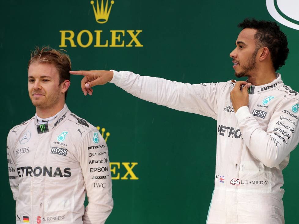Nico Rosberg, Lewis Hamilton