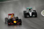 Max Verstappen (Red Bull) und Nico Rosberg (Mercedes) 