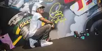 Lewis Hamilton als Graffiti-Künstler