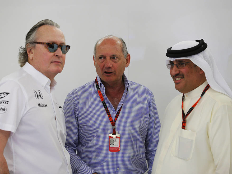 Mansour Ojjeh und Ron Dennis