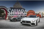 Mercedes-AMG GT C Roadster (hinten) und Mercedes-AMG GT Roadster (vorne)