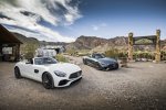 Mercedes-AMG GT C Roadster (hinten) und Mercedes-AMG GT Roadster (vorne)