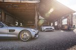 Mercedes-AMG GT C Roadster (links) und Mercedes-AMG GT Roadster (rechts)