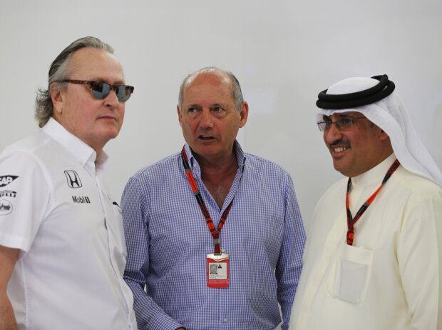 Mansour Ojjeh und Ron Dennis