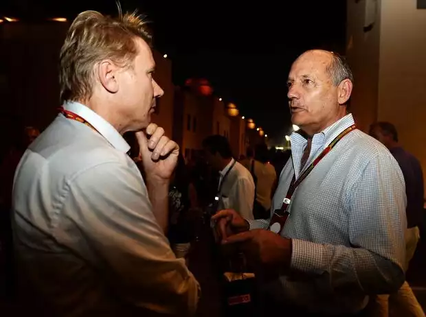 Mika Häkkinen, Ron Dennis Titel-Bild zur News: Mika Häkkinen, Ron Dennis