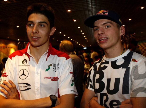 Titel-Bild zur News: Esteban Ocon, Max Verstappen