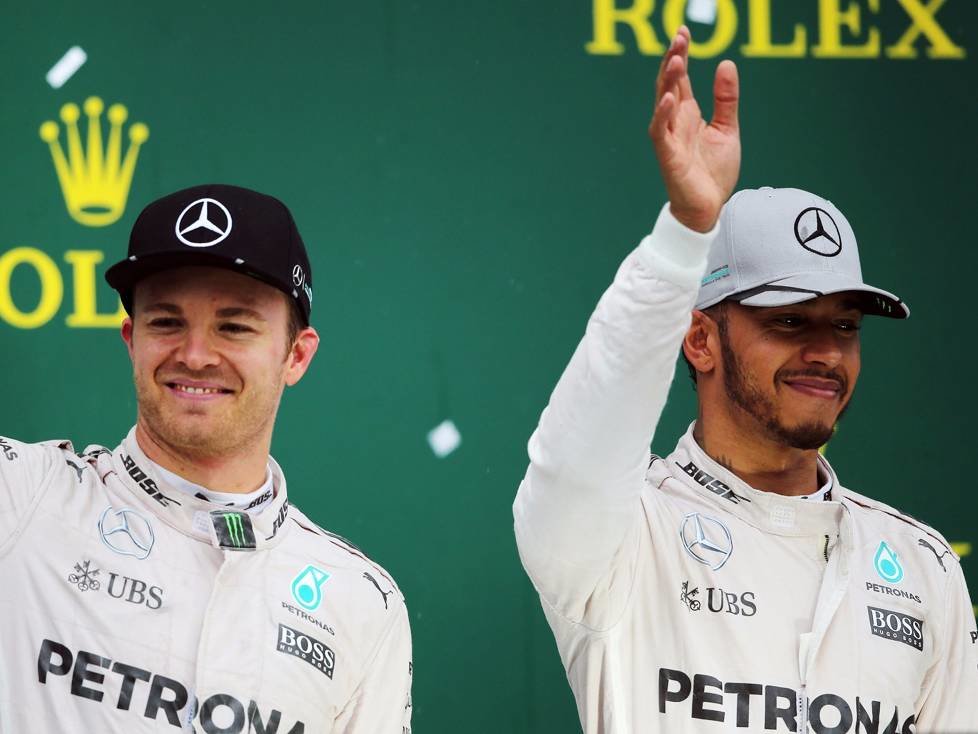 Nico Rosberg, Lewis Hamilton