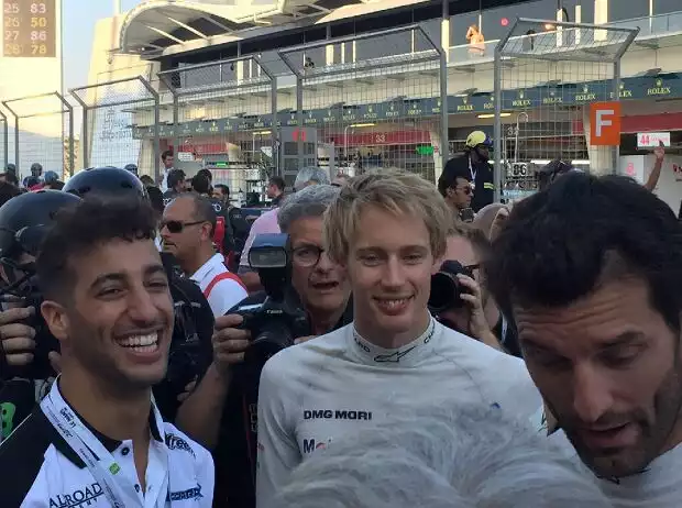 Titel-Bild zur News: Daniel ricciardo Brendon Hartley