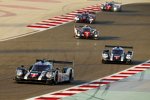 Neel Jani (Porsche), Marc Lieb (Porsche), Timo Bernhard (Porsche) und Mark Webber (Porsche) 