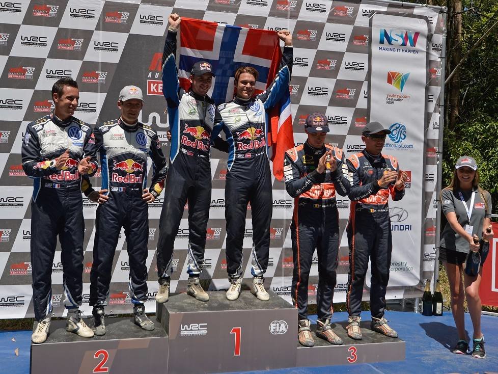 Julien Ingrassia, Sebastien Ogier, Andreas Mikkelsen, Thierry Neuville, Nicolas Gilsoul