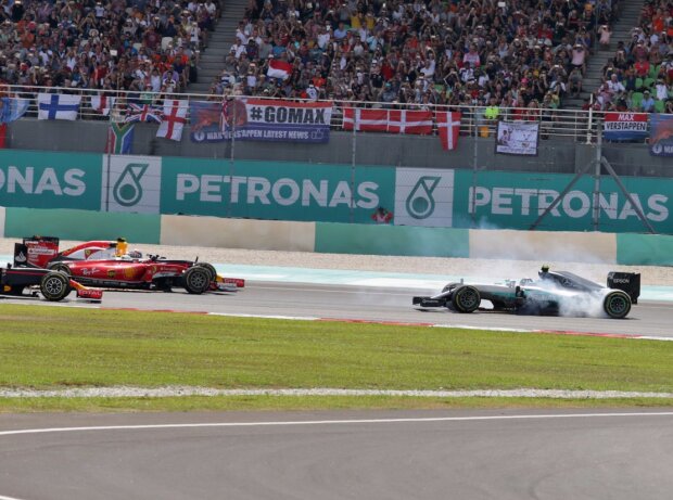 Lewis Hamilton, Nico Rosberg, Sebastian Vettel