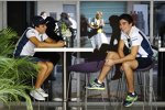 Felipe Massa (Williams) und Lance Stroll 