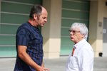 Gerhard Berger und Bernie Ecclestone 