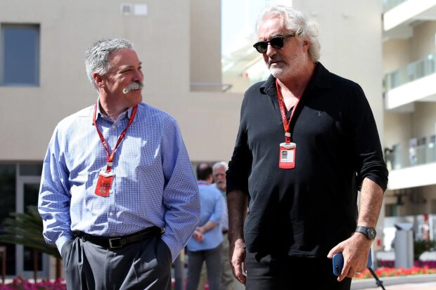 Flavio Briatore ~Chase Carey und Flavio Briatore ~ Flavio Briatore ~Chase Carey und Flavio Briatore ~