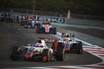 Romain Grosjean (Haas), Esteban Gutierrez (Haas) und Esteban Ocon (Manor) 