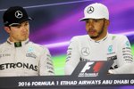 Nico Rosberg (Mercedes) und Lewis Hamilton (Mercedes) 