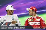 Lewis Hamilton (Mercedes) und Sebastian Vettel (Ferrari) 