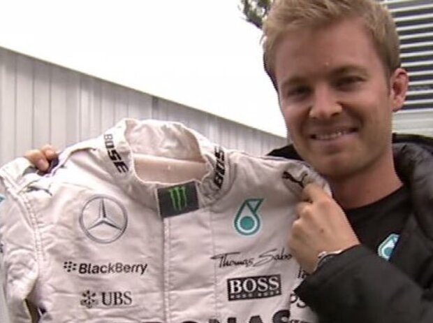 Titel-Bild zur News: Nico Rosberg spendet für den guten Zweck seinen getragenen Rennanzug aus dem Rennen in Mexiko 2016