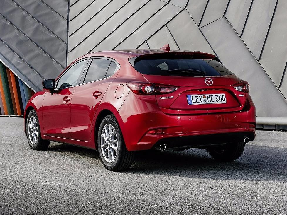 Heck des Mazda 3 2017