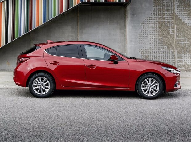 Seitenansicht des Mazda 3 2017