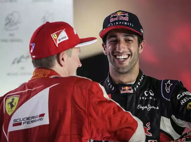 Daniel Ricciardo, Kimi Räikkönen Titel-Bild zur News: Daniel Ricciardo, Kimi Räikkönen