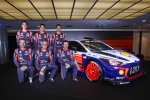 Dani Sordo, Marc Marti, Hayden Paddon, John Kennard, Thierry Neuville und Nicolas Gilsoul 