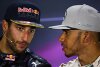 Bild zum Inhalt: Ricciardo versus Hamilton: Fliegen doch noch die Fäuste?