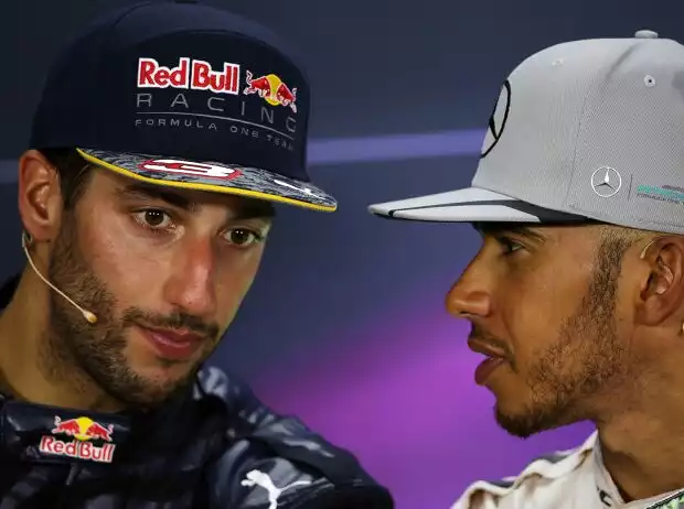 Daniel Ricciardo, Lewis Hamilton Titel-Bild zur News: Daniel Ricciardo, Lewis Hamilton
