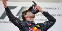 Bild zum Inhalt: Daniel Ricciardo: Donald Trump wäre liebstes "Shoey"-Opfer