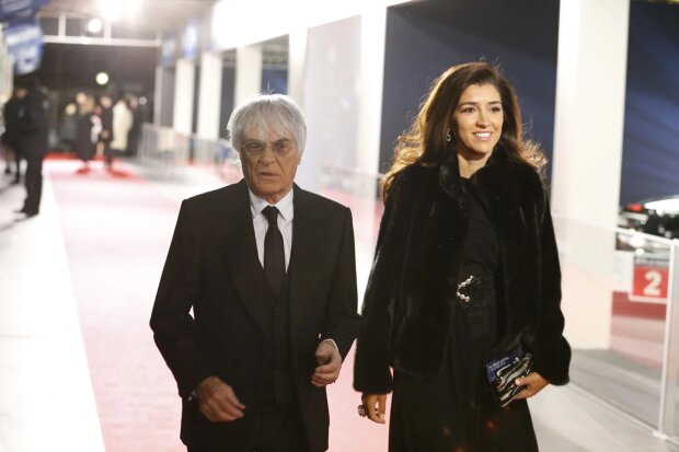 ~Bernie Ecclestone und Ehefrau Fabiana Fiosi~ ~Bernie Ecclestone und Ehefrau Fabiana Fiosi~