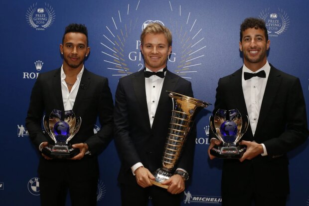 ~Lewis Hamilton, Nico Rosberg und Daniel Ricciardo ~ ~Lewis Hamilton, Nico Rosberg und Daniel Ricciardo ~