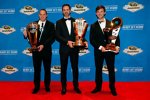 Johnny Sauter, Jimmie Johnson (Hendrick) und Daniel Suarez 