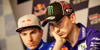 Bild zum Inhalt: Yamaha: Vinales hat besseren Charakter als Lorenzo