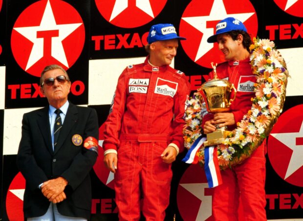 Alain Prost  Niki Lauda McLaren McLaren Honda F1 ~Alain Prost und Niki Lauda ~ 