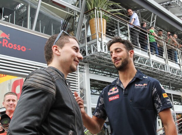 Titel-Bild zur News: Jorge Lorenzo, Daniel Ricciardo