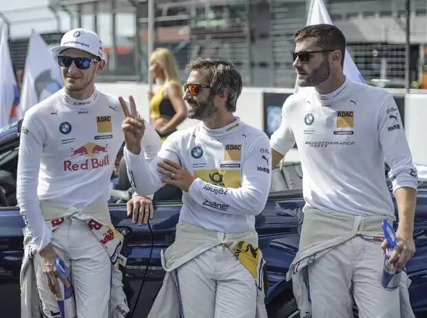 Marco Wittmann, Timo Glock, Martin Tomczyk Titel-Bild zur News: Marco Wittmann, Timo Glock, Martin Tomczyk