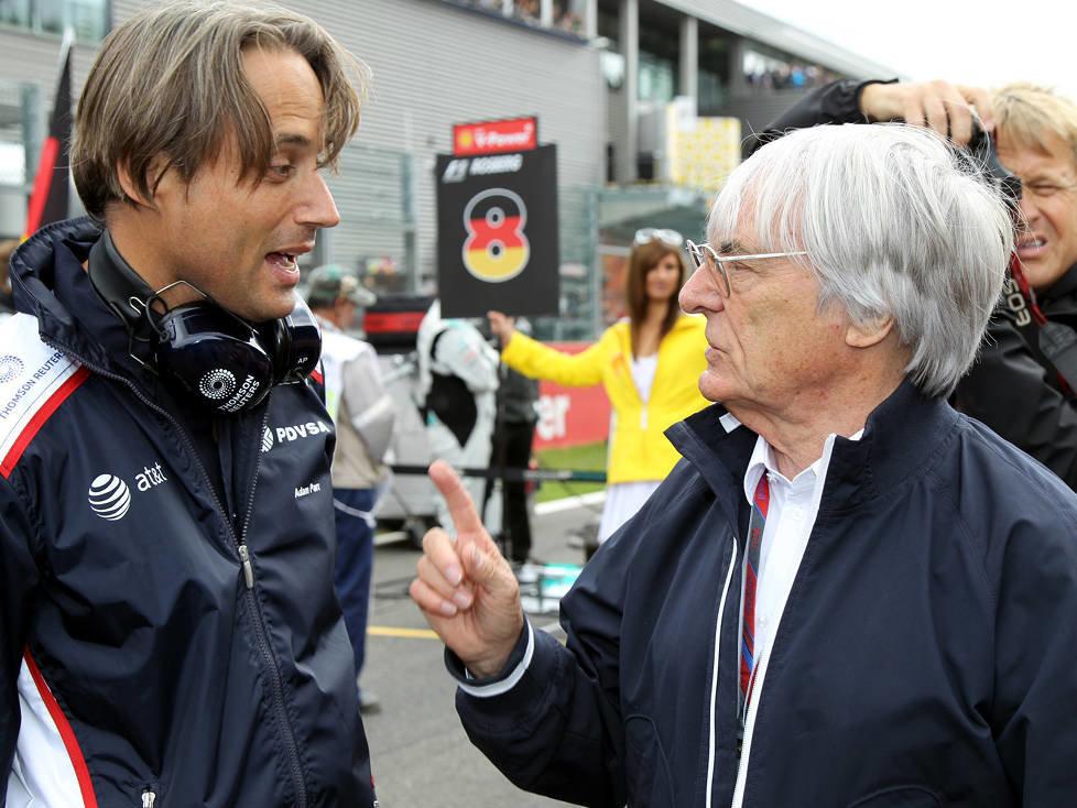 Adam Par und Bernie Ecclestone